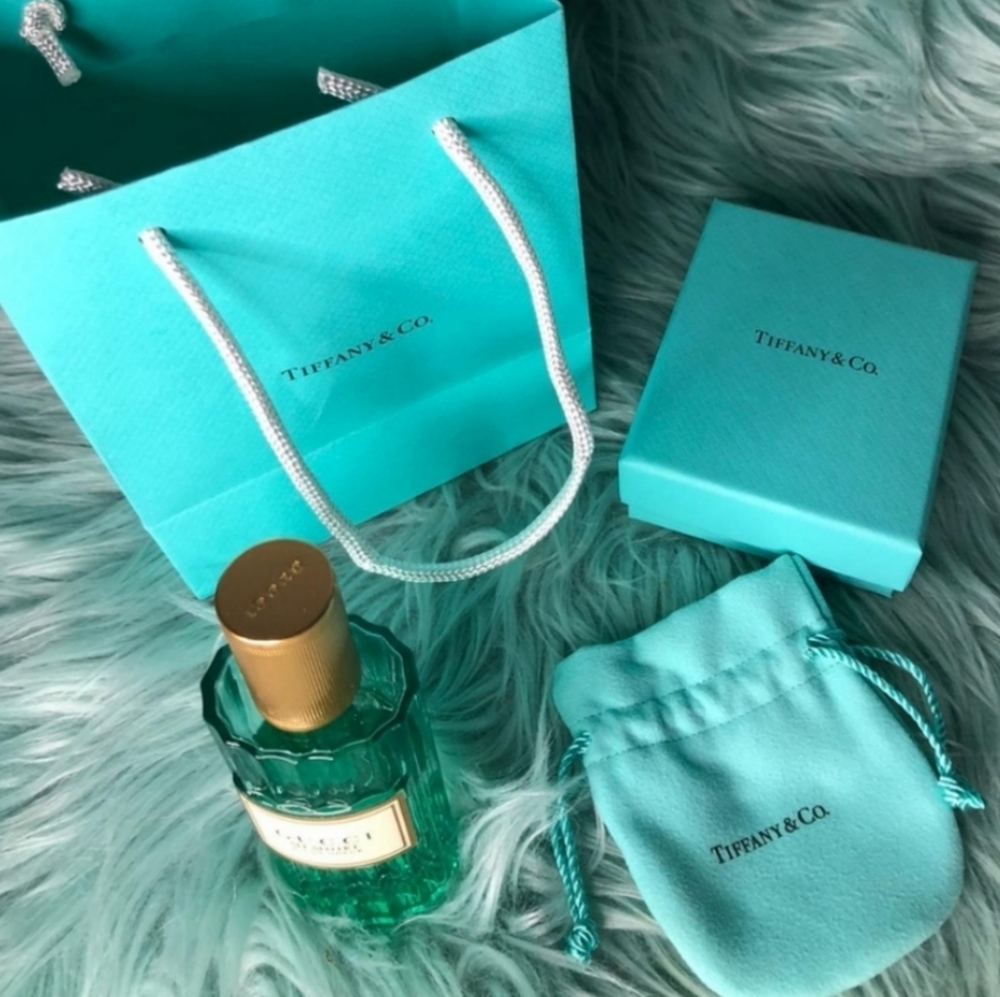 Authentic Tiffany complete set box paperbag pouch